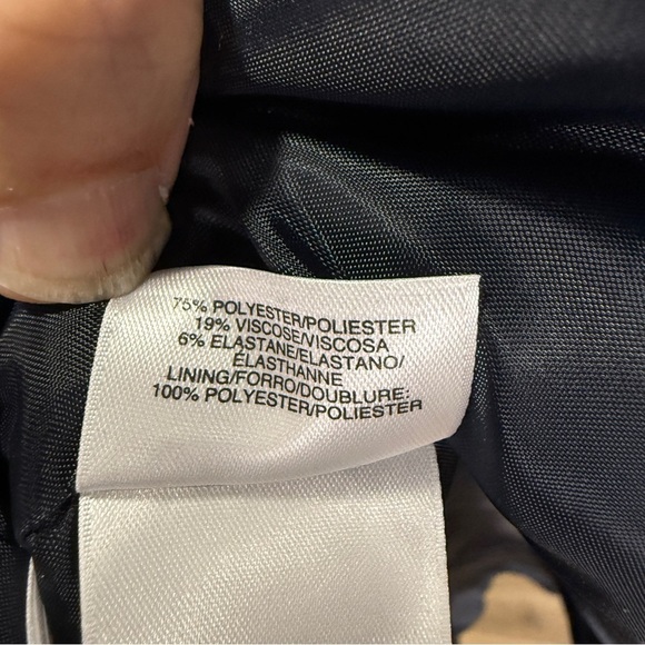 Jones Studio Navy Suit Jacket Blazer Plus Size 22W - Picture 7 of 7